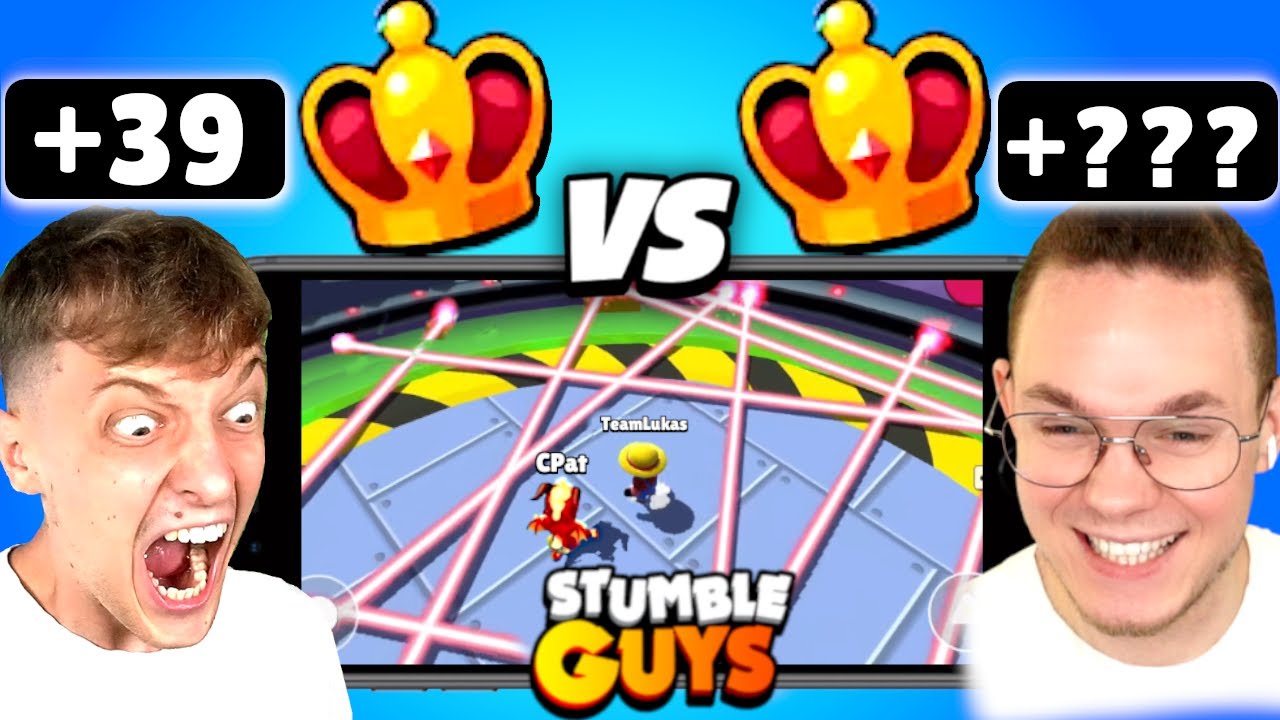 WER SCHAFFT MEHR KRONEN IN 30 MINUTEN in STUMBLE GUYS? ⏰😱 KRONEN BATTLE!