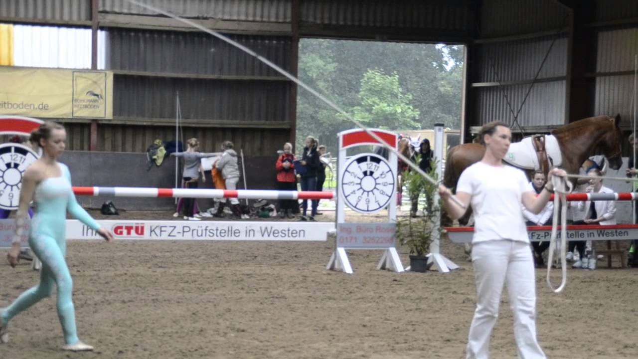 Einzelvoltigieren Laura Kappel vom RV Hülsen