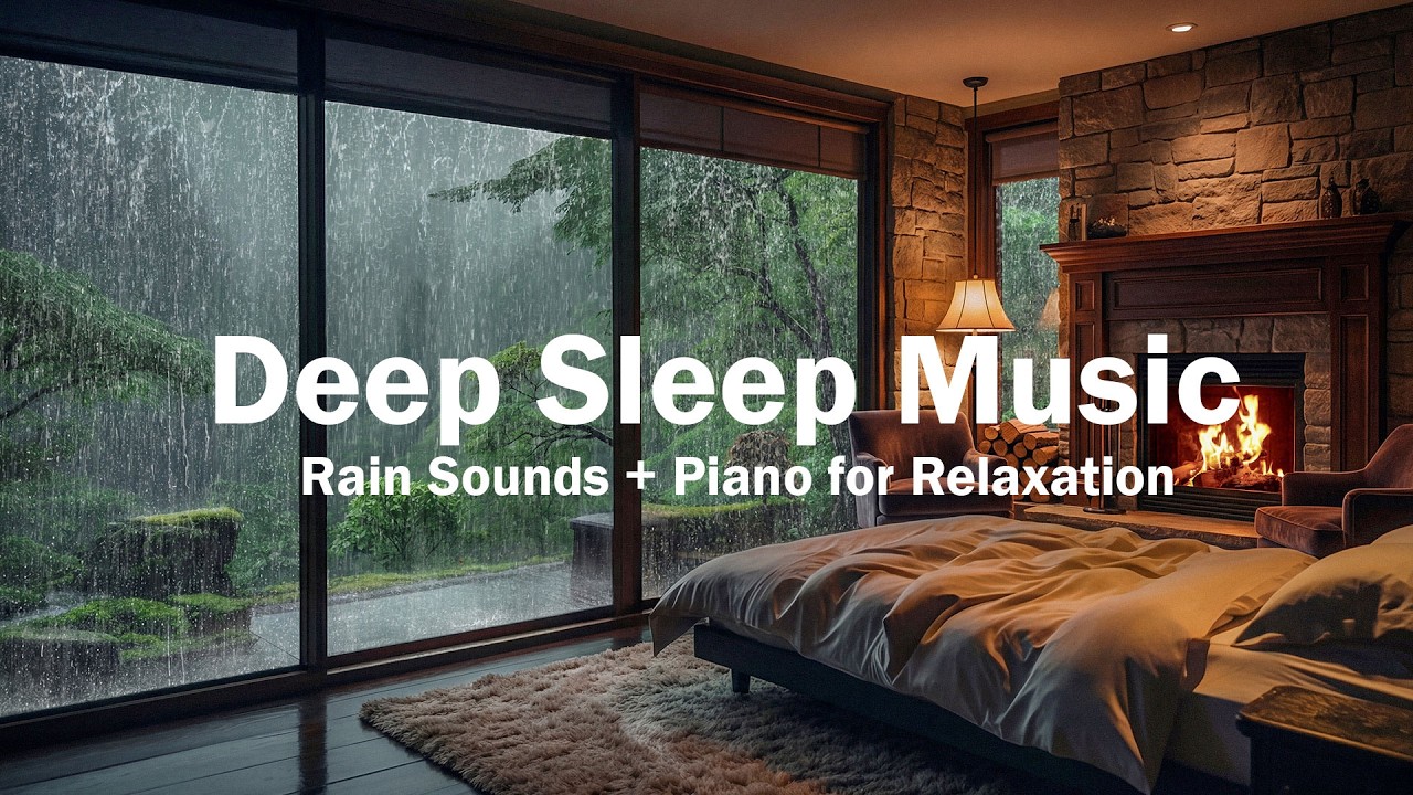 Relaxing Sleep Music – ( NO ADS ) Rain Sounds & Relaxing Piano Music for Deep Sleep,Meditation Music