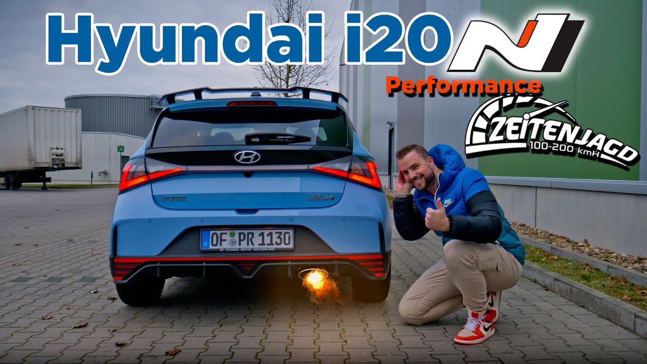 Hyundai i20N Performance – Knallfrosch mit 204 PS - Zeitenjagd + Soundcheck!