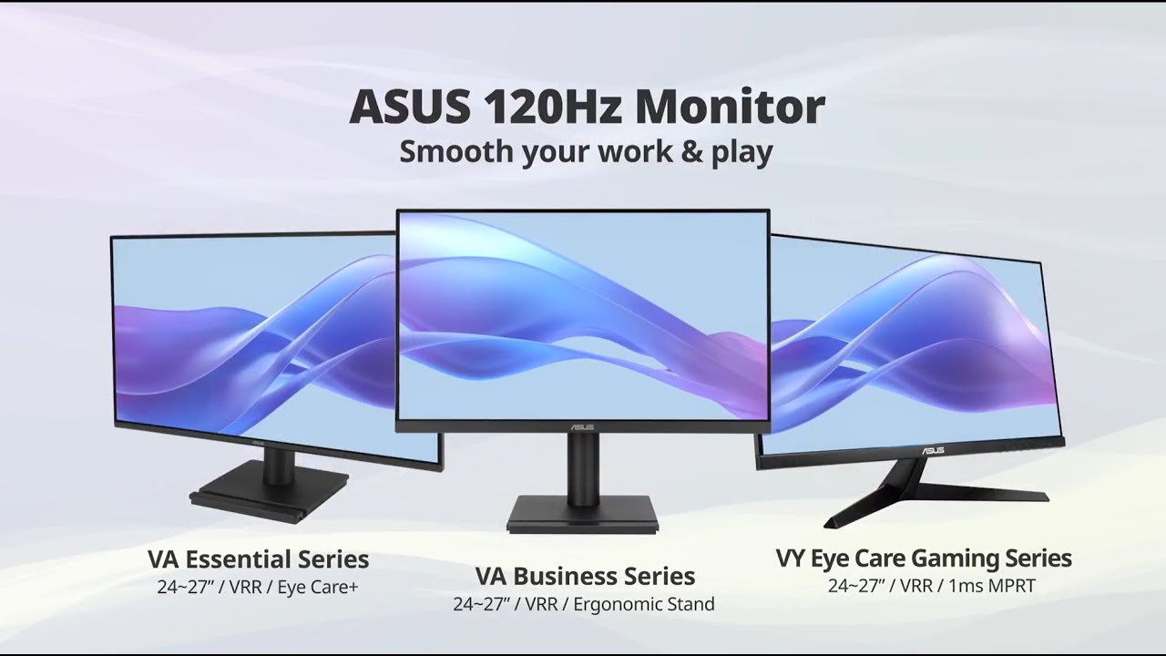 ASUS Work & Play 120Hz Monitors: Level Up Your Productivity & Gaming!