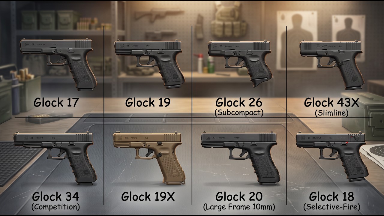 Every Type of Glock Explained