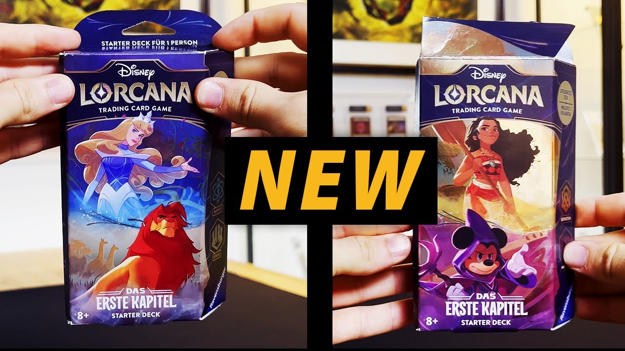 UNBOXING: Starter Decks for Disney Lorcana TCG