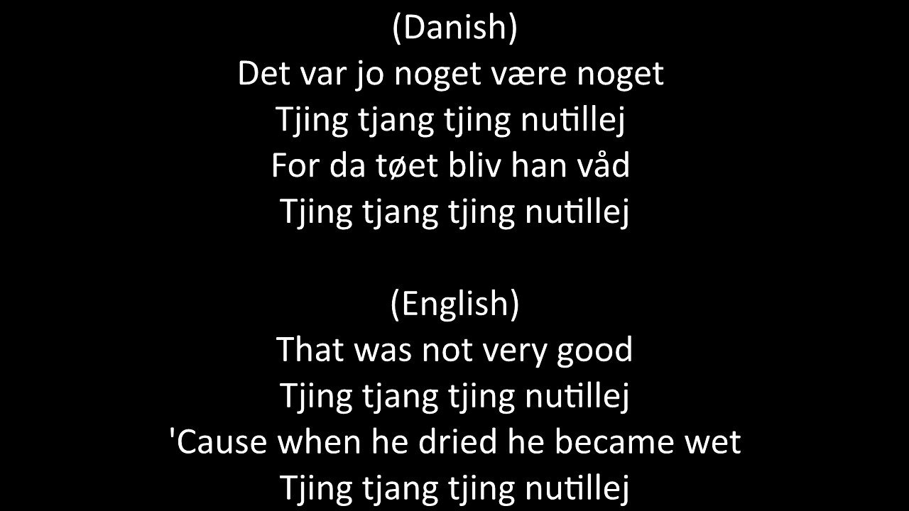 South Park Danish Troll Song (Tjing Tjang Tjing) LYRICS