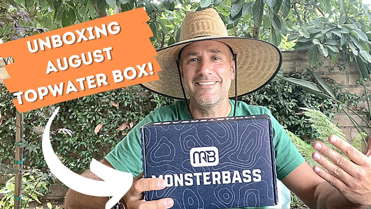 UNBOXING The Best TOPWATER Bass Fishing Baits | August Box