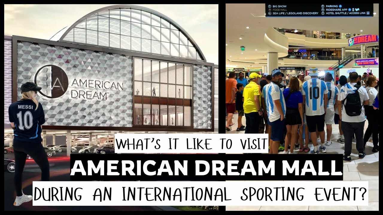 NJ prepares for the WORLD CUP! Excitement at American Dream Mall during THIS major sporting event!