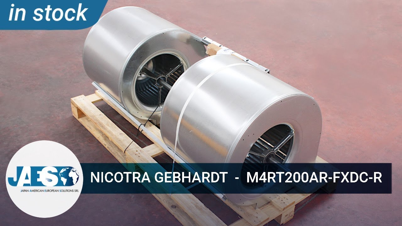 NICOTRA GEBHARDT M4RT200AR-FXDC-R (IN STOCK) Fan - Ventilatore - Ventilador