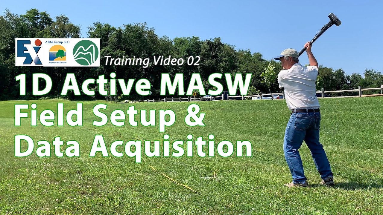 1D Active MASW Field Setup and Data Acquisition | 02