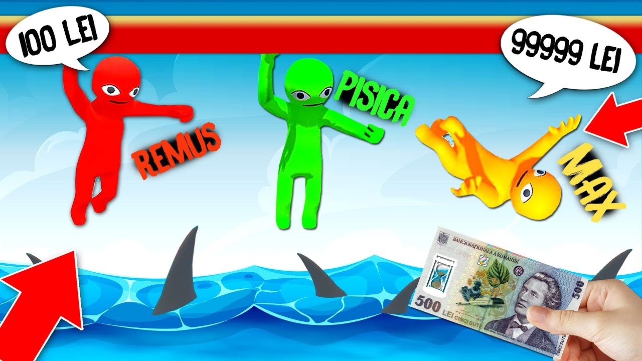 Noul GangBeasts? Runda = 200 Lei! Cine castiga ?