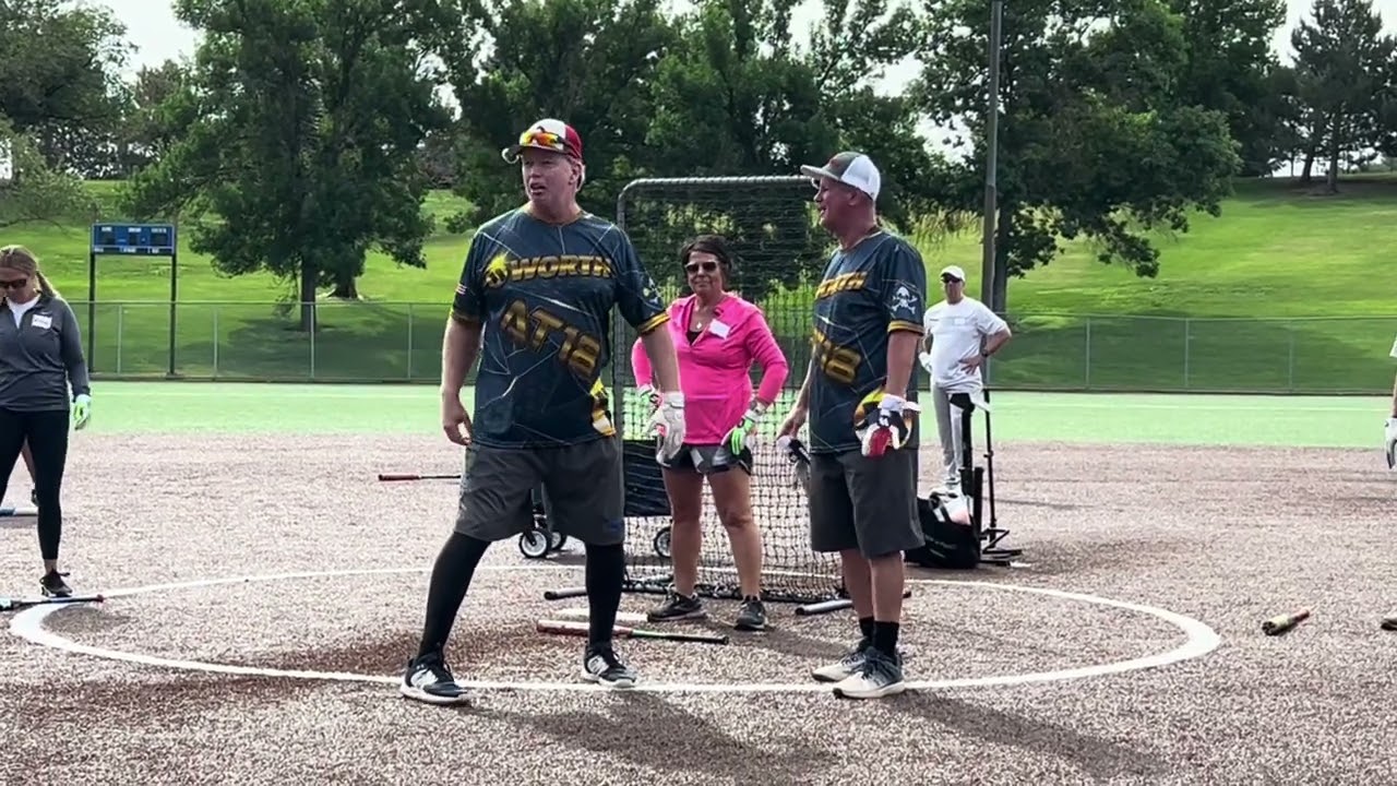 Slow pitch softball hitting session: The Acceleration Phase