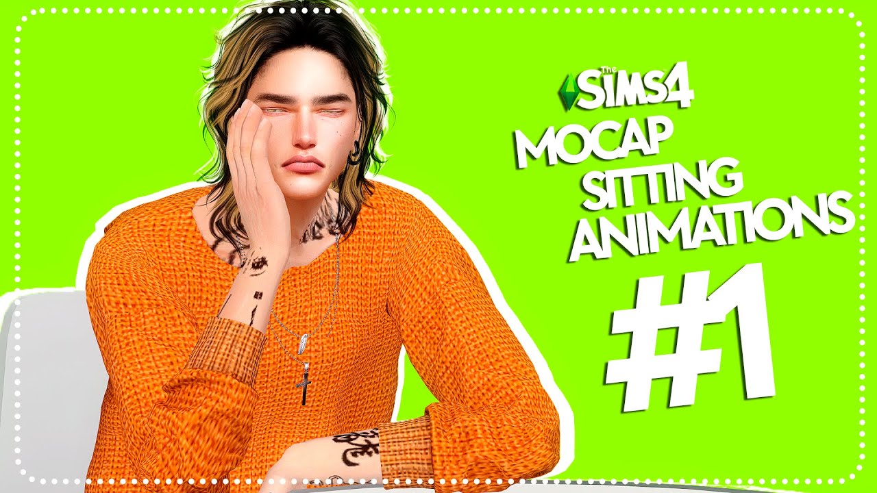 Sims 4 Animation Pack | MOCAP Sitting Animations #1 (FREE ACCESS)