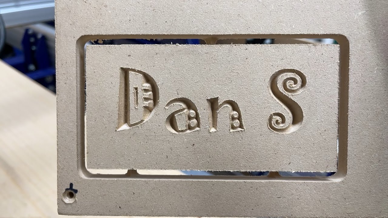 ShopBot Tutorial Cut Out an MDF Nameplate