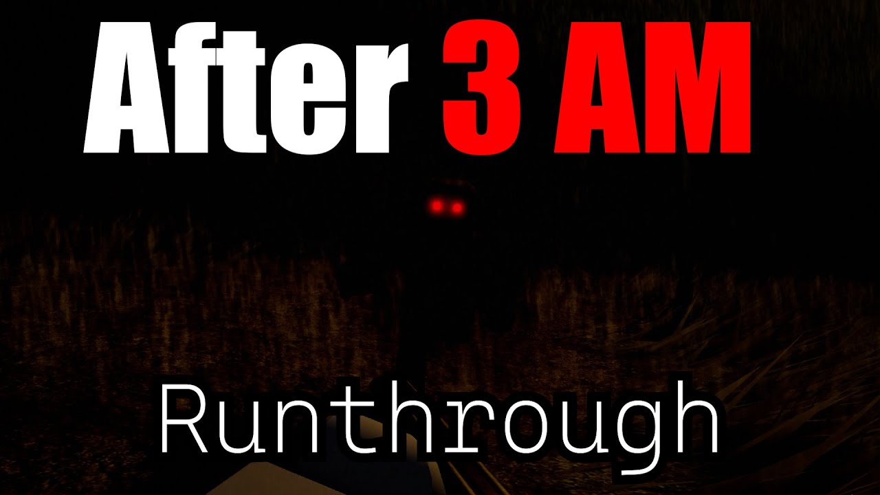 After 3 AM (Early Alpha) - Full Solo Walkthrough - Roblox