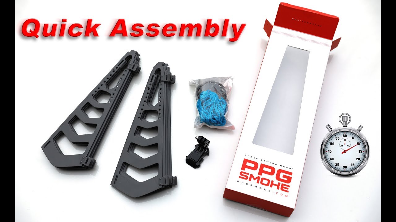 PPG SMOKE  Chase Camera Mount Quick Assembly