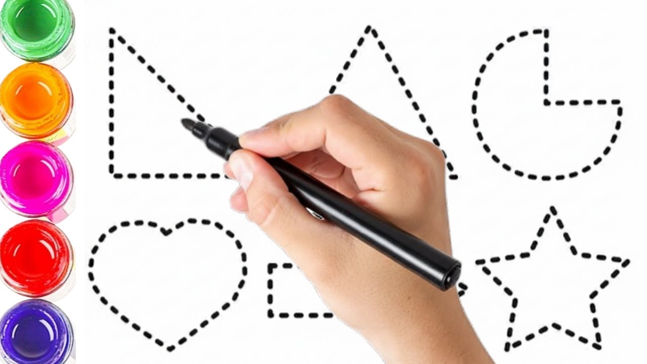 Shapes Name for Kids | बच्चों के लिए आकृति नाम 🌈Learn Shapes in Hindi & English | आकृति नाम