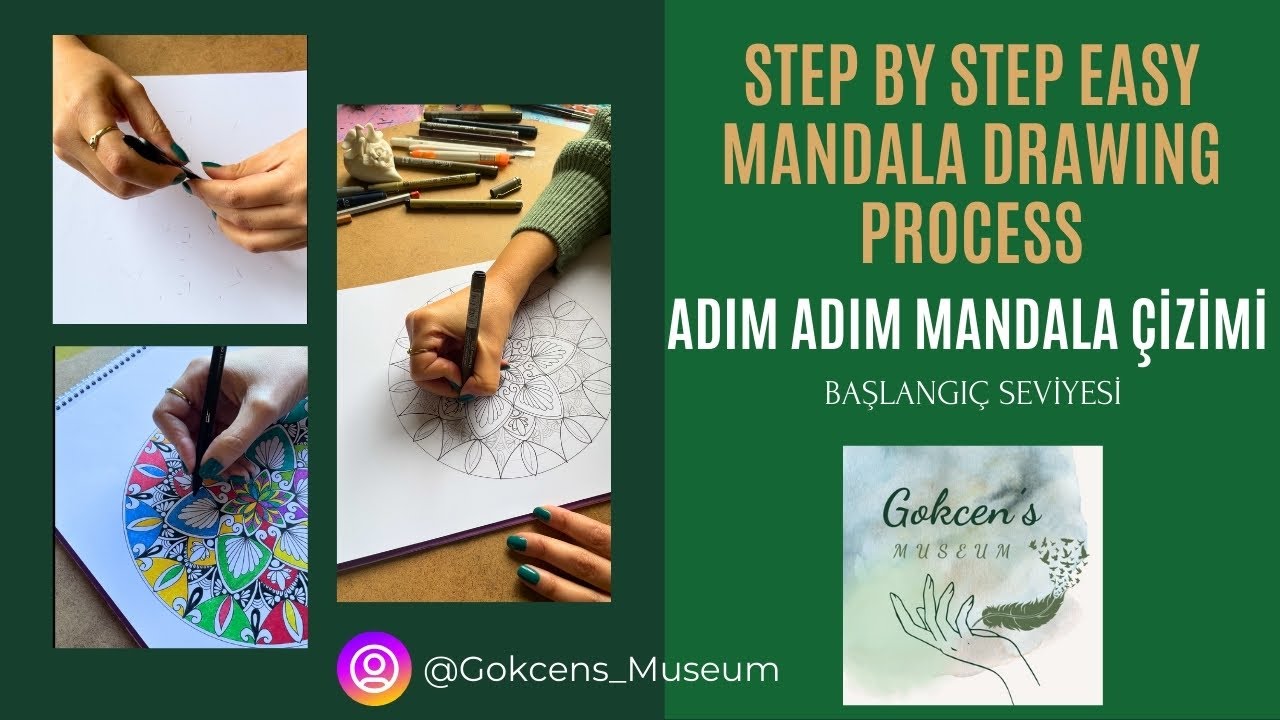 Adım adım Mandala Çizimi