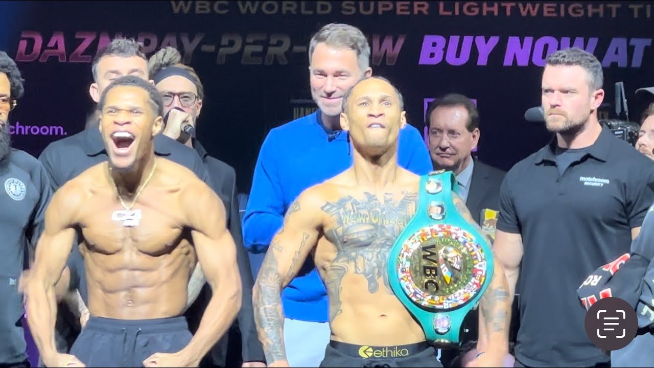 HANEY vs PROGRAIS FULL WEIGH IN and FACEOFF; Things get SPICY; INTENSE FACEOFF WORDS EXCHANGED