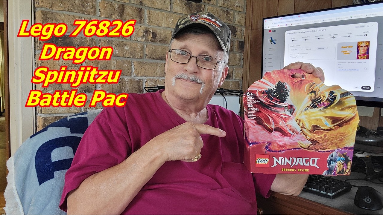 Lego 76826 Dragon Spinjitzu Battle Pack Open Stop Motion Build