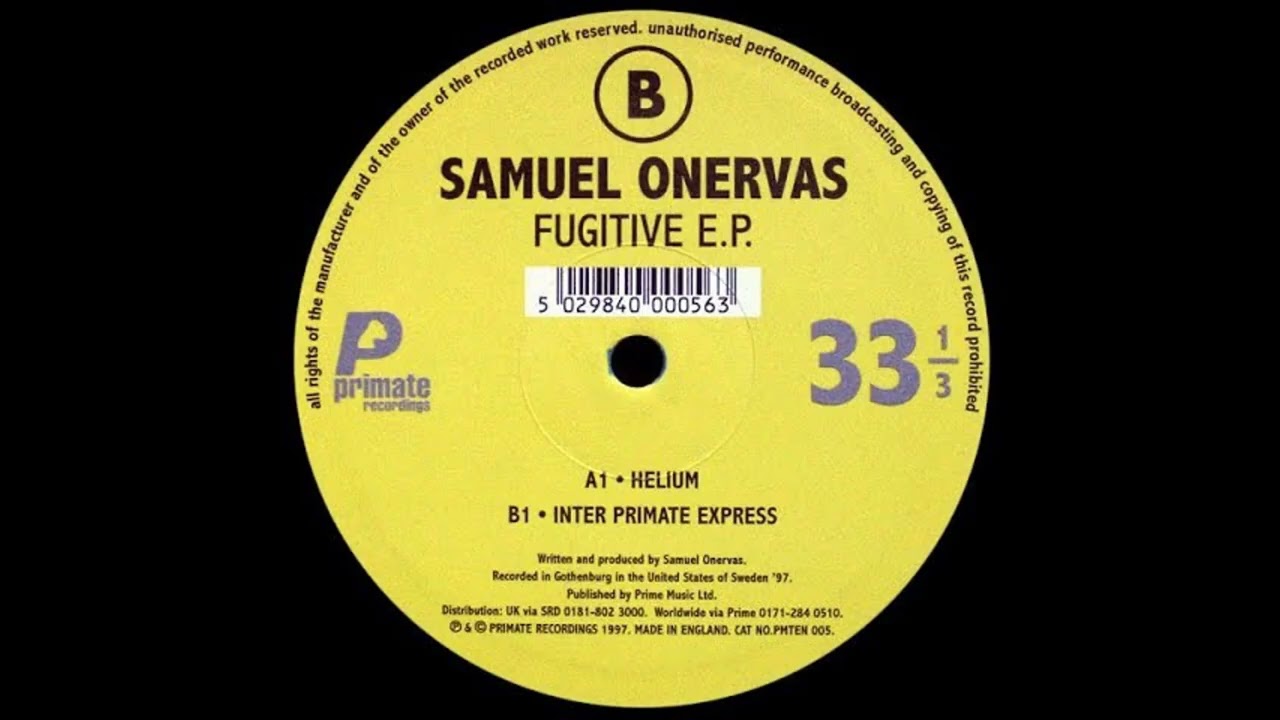Samuel Onervas – Fugitive (Primate Recordings, 1997)