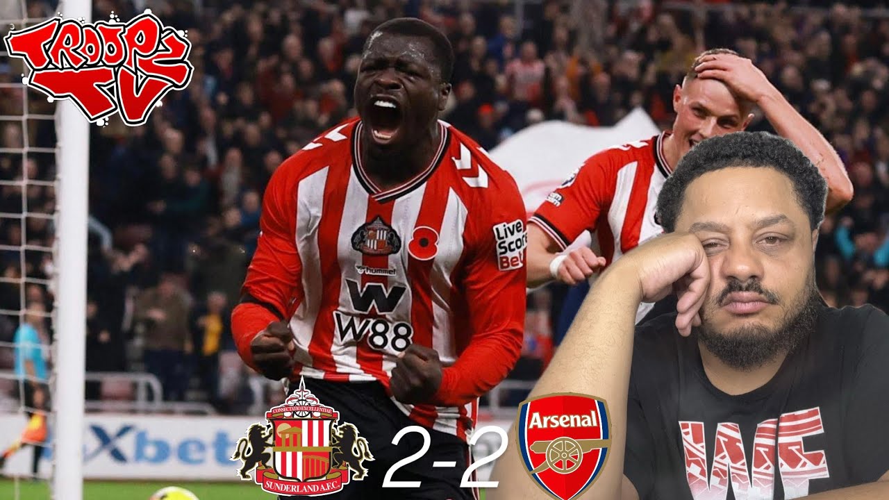 Sunderland 2-2 Arsenal | Troopz Match Reaction | We Got Bullied Today!!