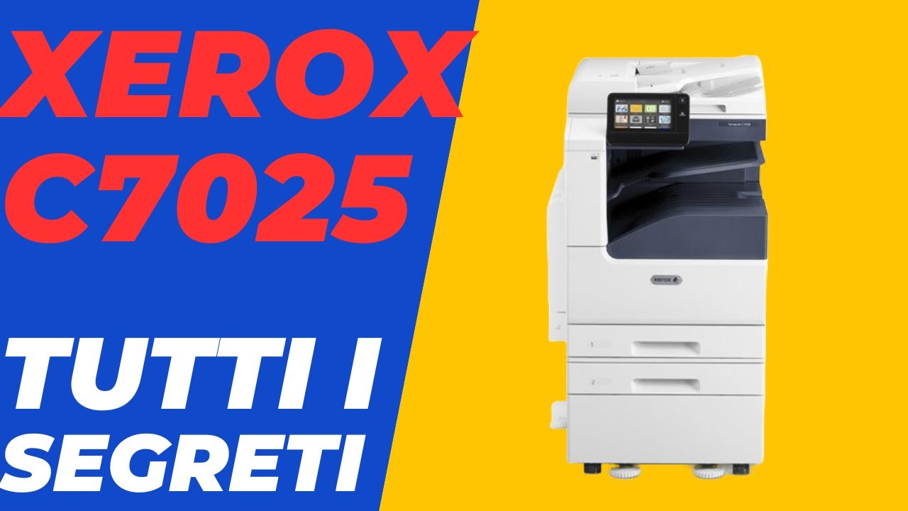 Xerox c7025 versalink : sostituzione vaschetta di recupero,  sostituzione tamburo, pulizia led