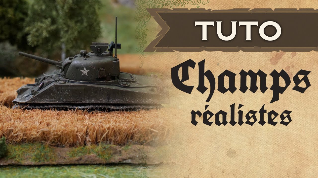 TUTO : Réaliser un champ adapté aux figurines !