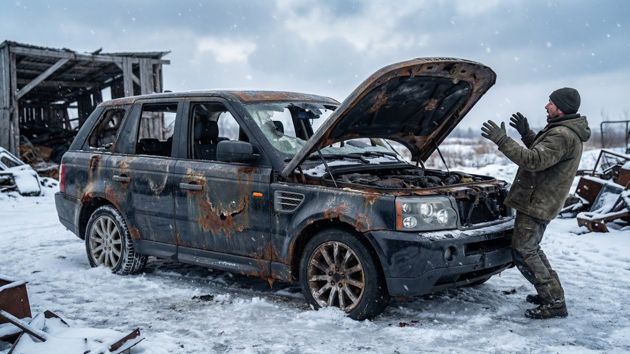 ASMR Car Restoration | Burnt Range Rover Sport Fully Restored in Complete Silence
