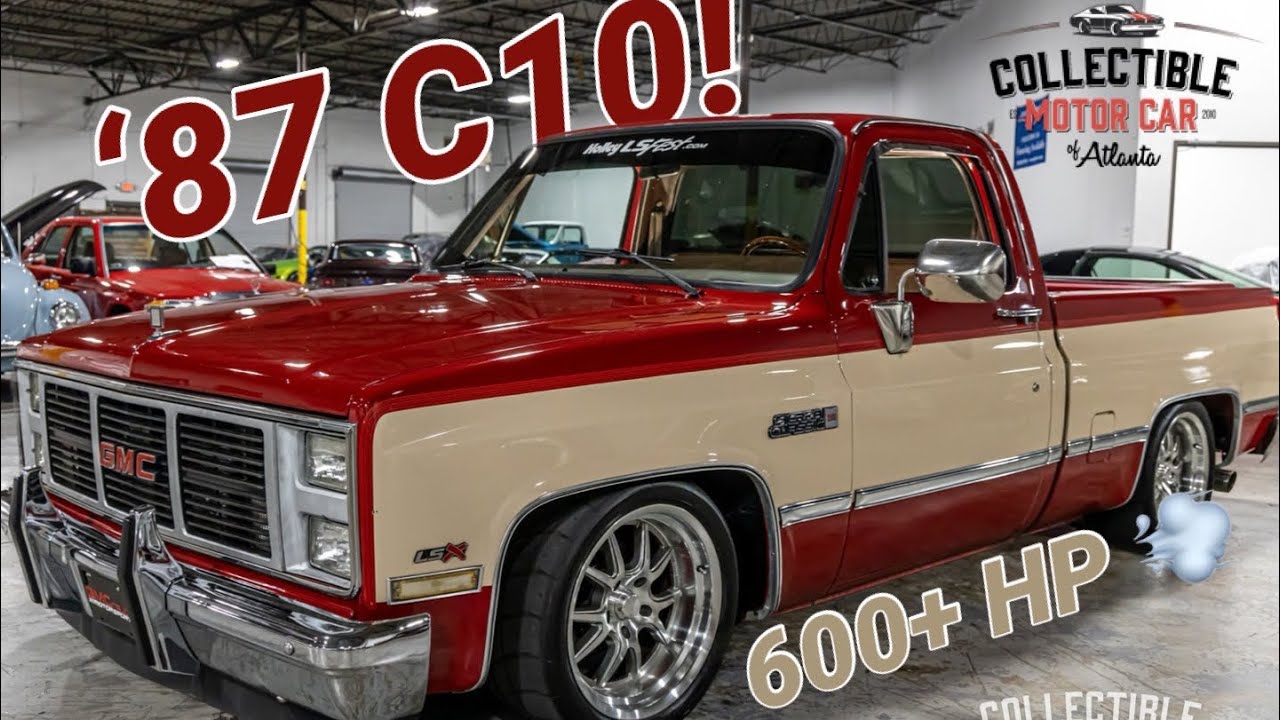 RESTOMOD 454 LSX 1987 GMC Sierra C1500 Review - Collectible Motorcar of Atlanta