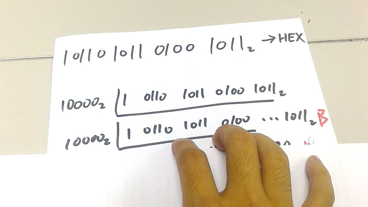 DGS Math Problem S3 Binary 轉 Hexadecimal