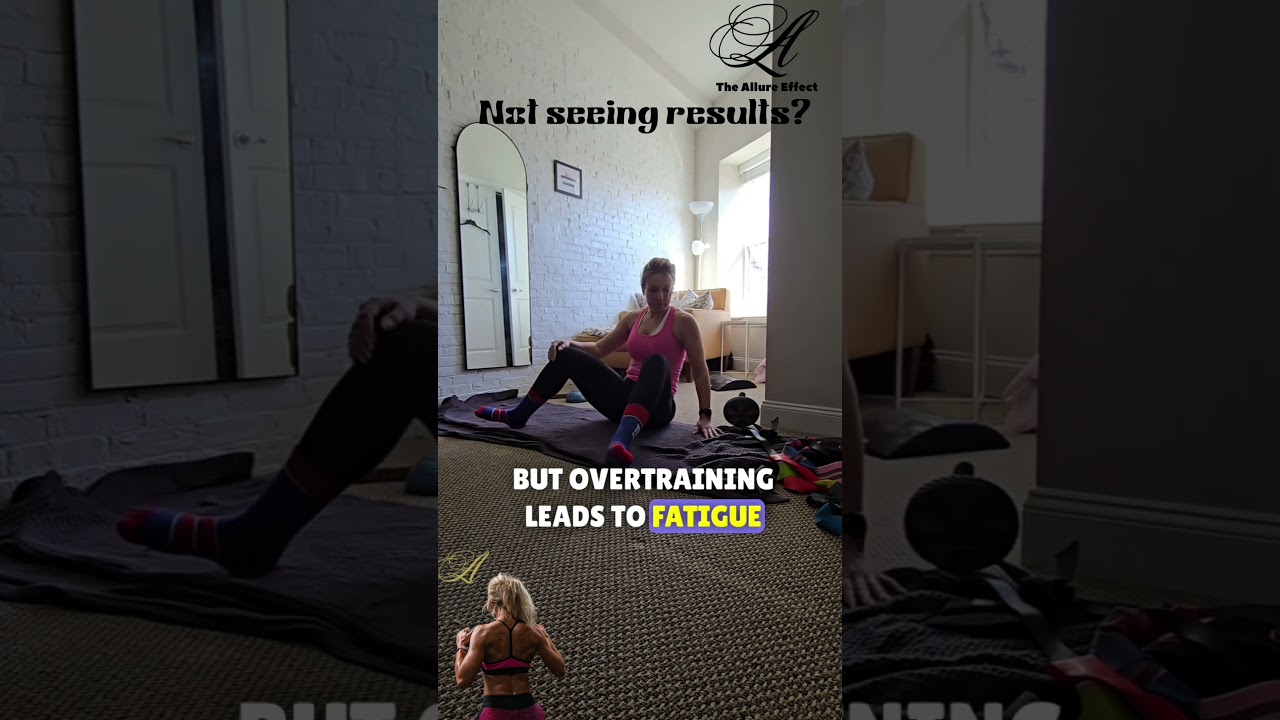 If you workout constantly bt not seeing results, you're probably overtraining