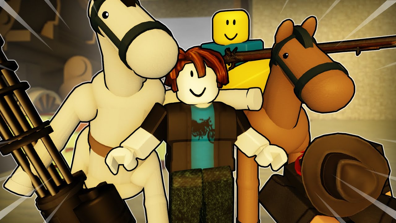DEAD RAILS, BUT HORSE IS FRIENDLY! Roblox Animation
