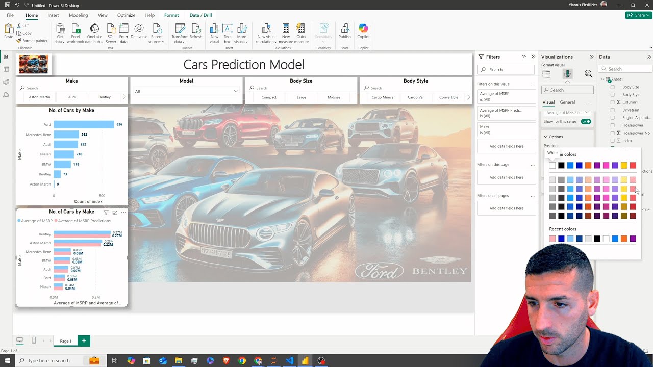 How to create a Power BI Dashboard to share your Machine Learning Predictions & Analysis