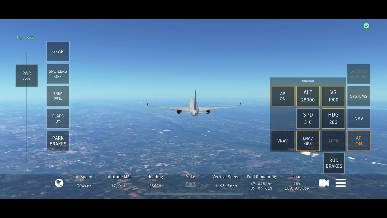 United Airlines Flight 93 Infinite Flight Reconstruction with ATC Recording