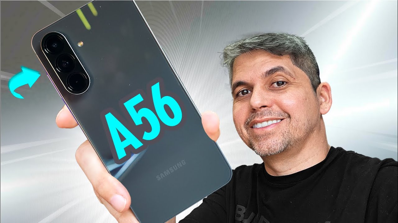 Galaxy A56 da SAMSUNG Novo Design e Funções! Unboxing e Impressões