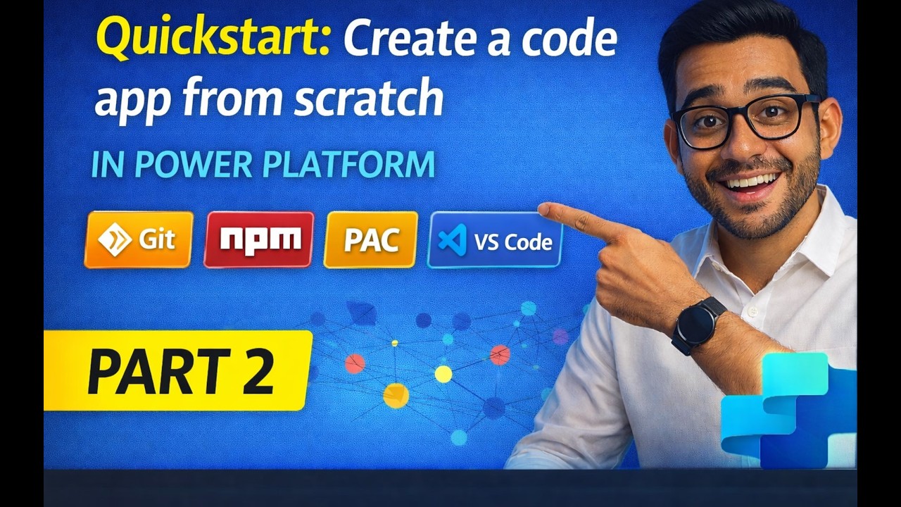 Build a Power Apps Code App from Scratch using NPM & PAC CLI | #CoeApps #PowerPlatform #Dataverse.