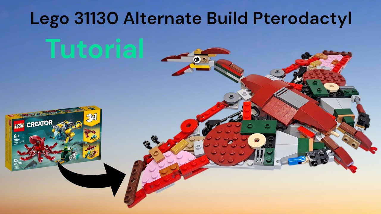 Lego 31130 Alternate Build Pterodactyl Tutorial