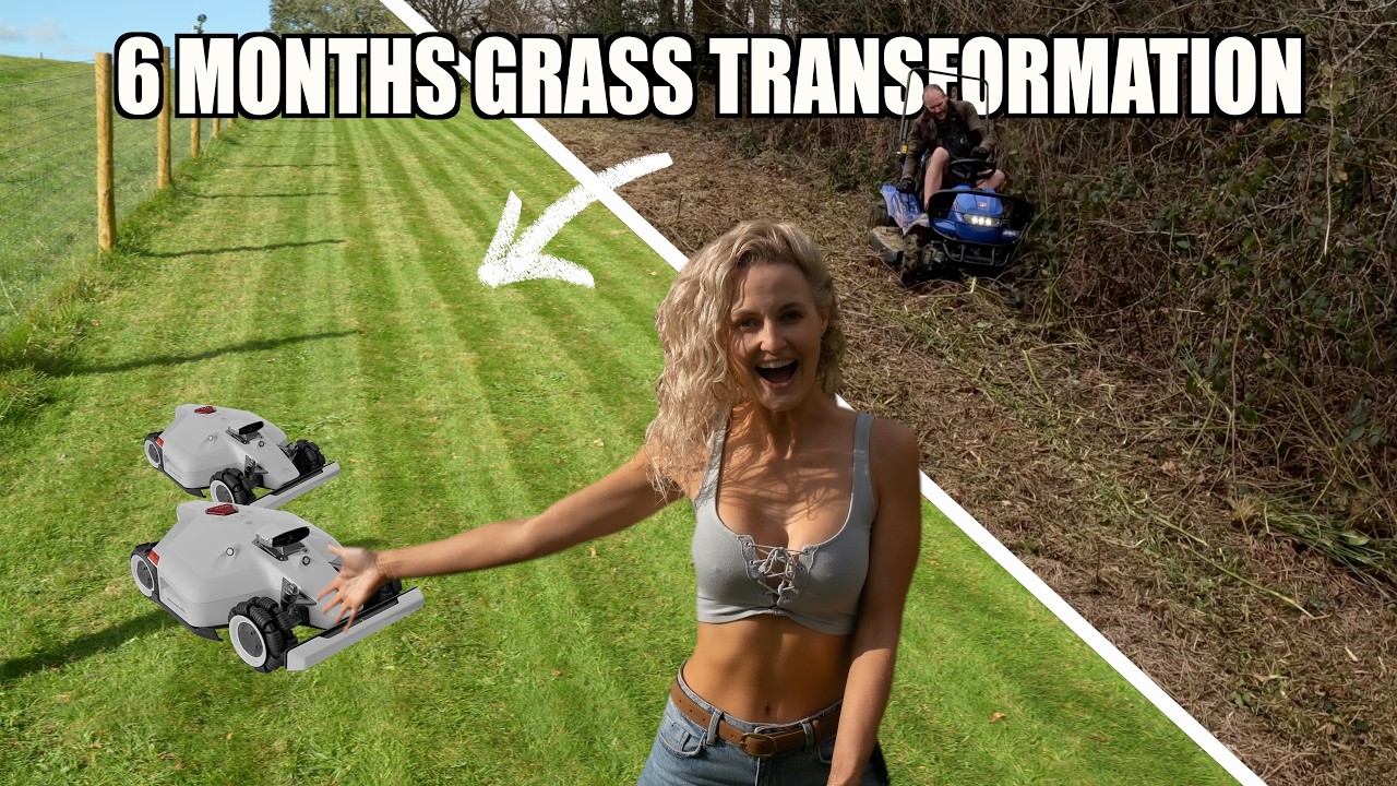 We Tried 2 GARDEN Robot Mowers On FIELDS - And Can't BELIVE The Results