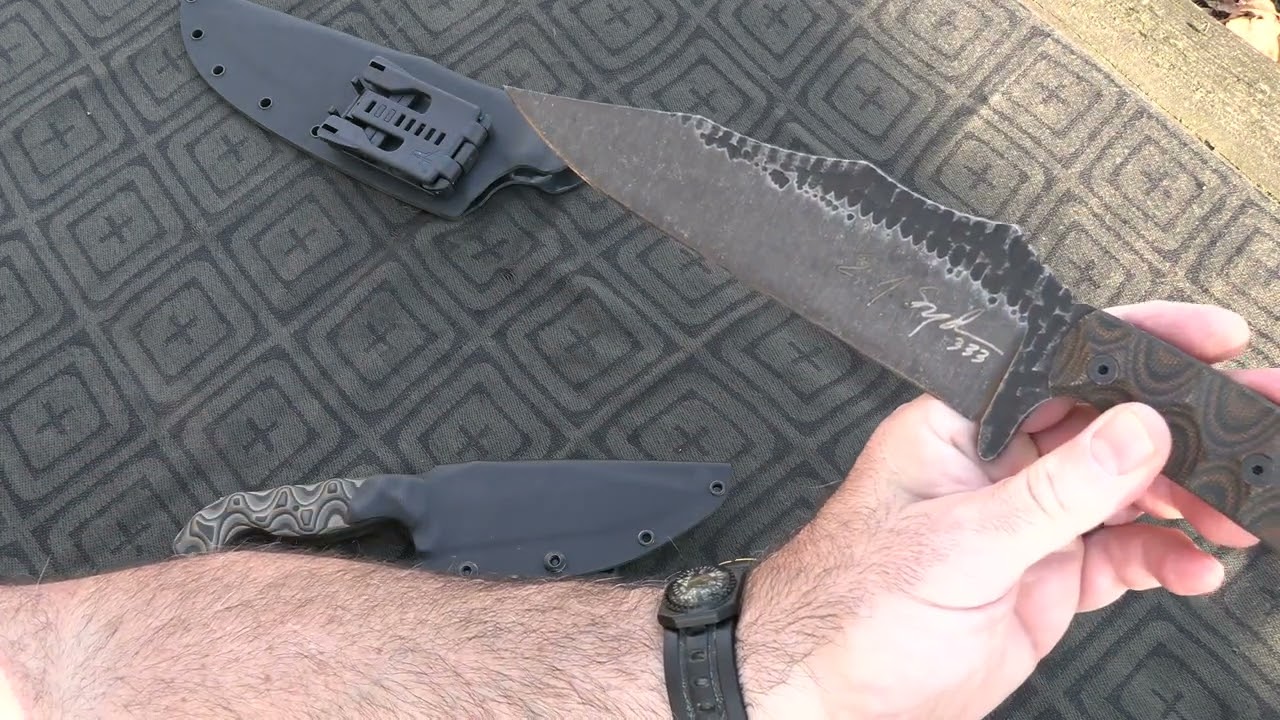 Stroup Knives E.J. Snyder Mountain Predator and Stroup Knives TU 1