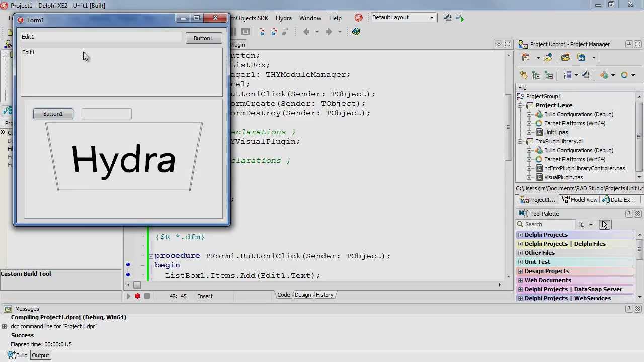 Mixing VCL & FireMonkey with RemObjects Hydra