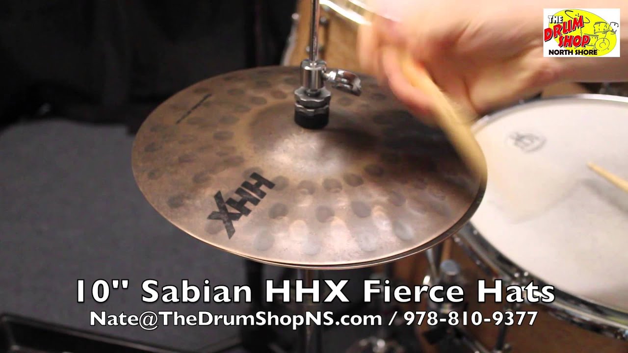 Sabian HHX Fierce Hats 10'' - Hand Selected at Sabian Factory! - The Drum Shop North Shore