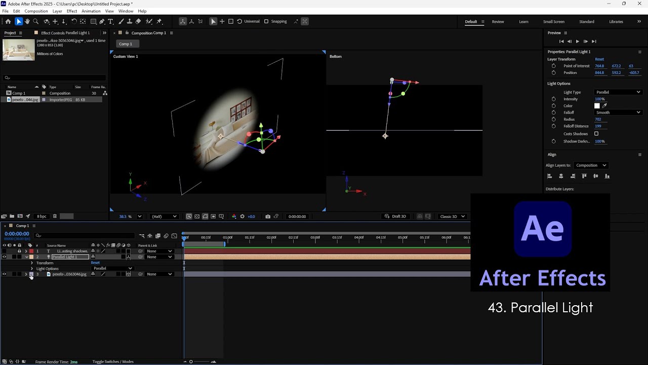 #aftereffects #parallellight #lights#motiongraphics #2danimation #vfx #vfxworld #effects