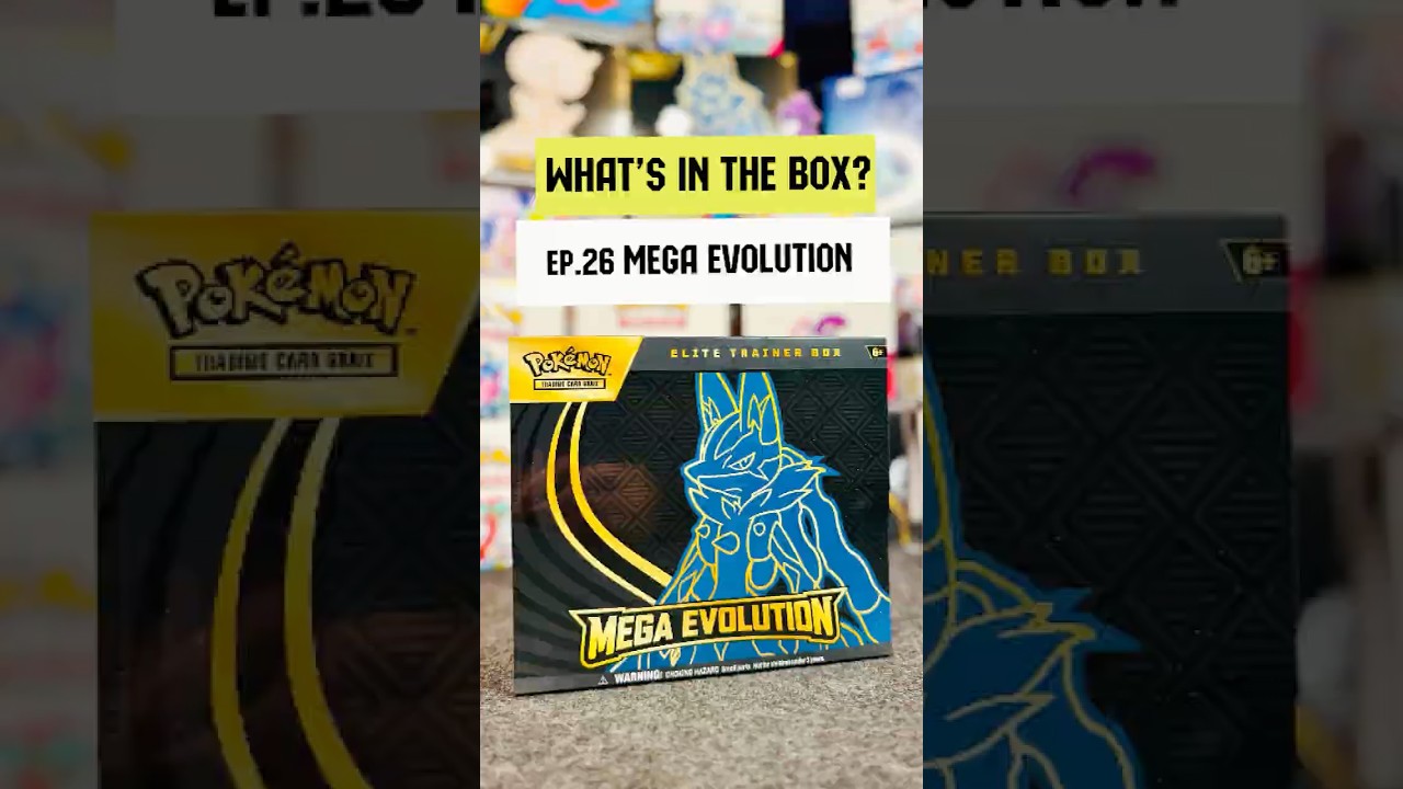 What&rsquo;s in the Box Ep26 &ndash; Mega Evolution ETB Unboxed! 👀🔥  #pokemon #pokemoncards #pokemontcg