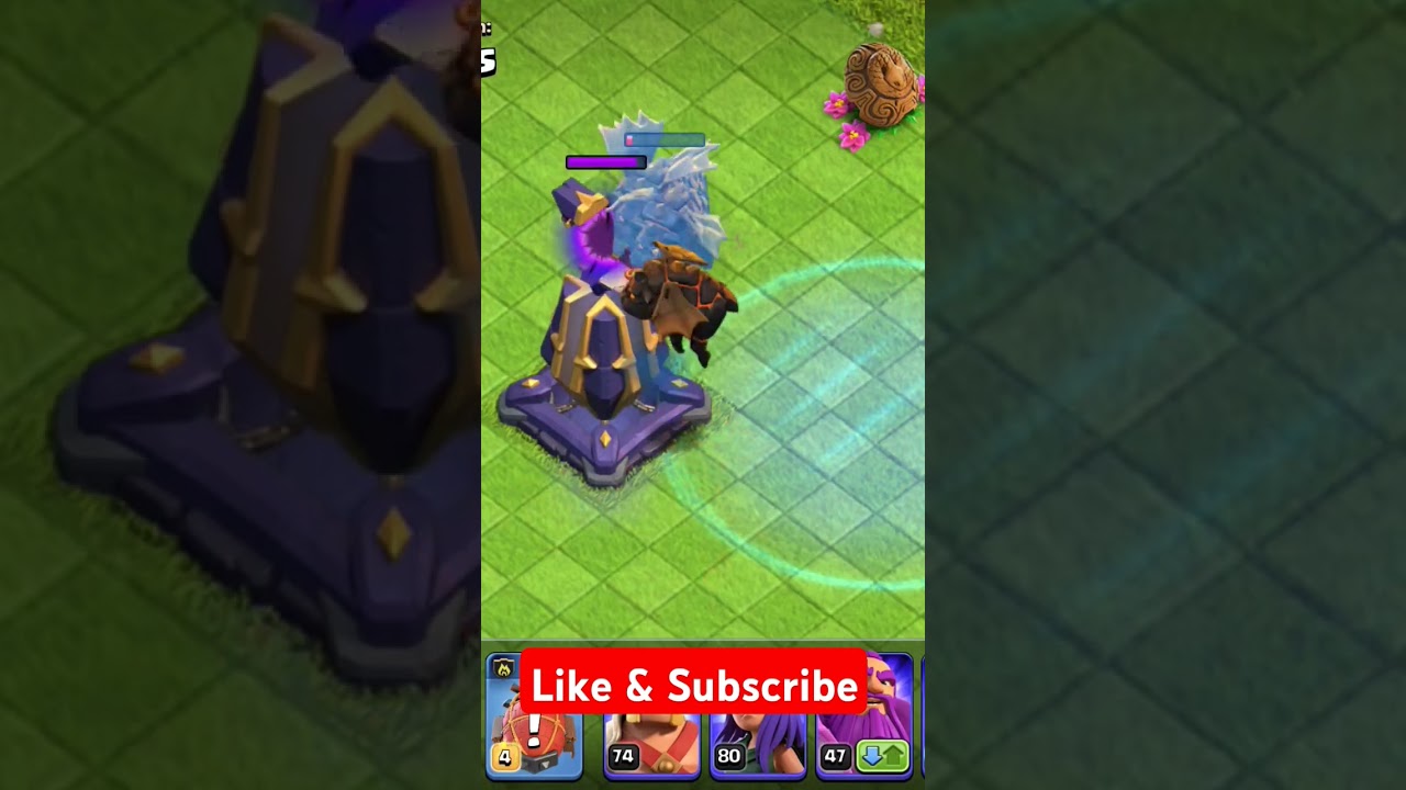 Monolith vs 1 Lava hound with 3 clone spell