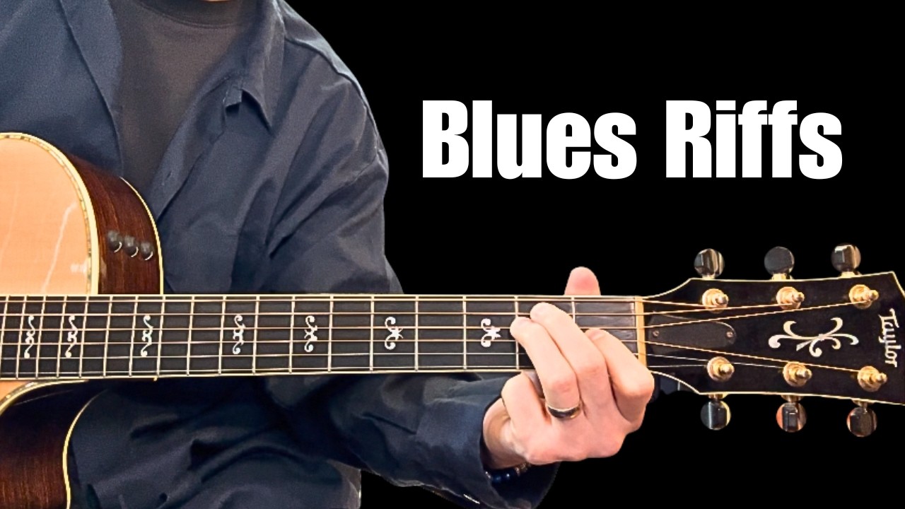5 Easy Blues Riffs in E Every Acoustic Player Should Know
