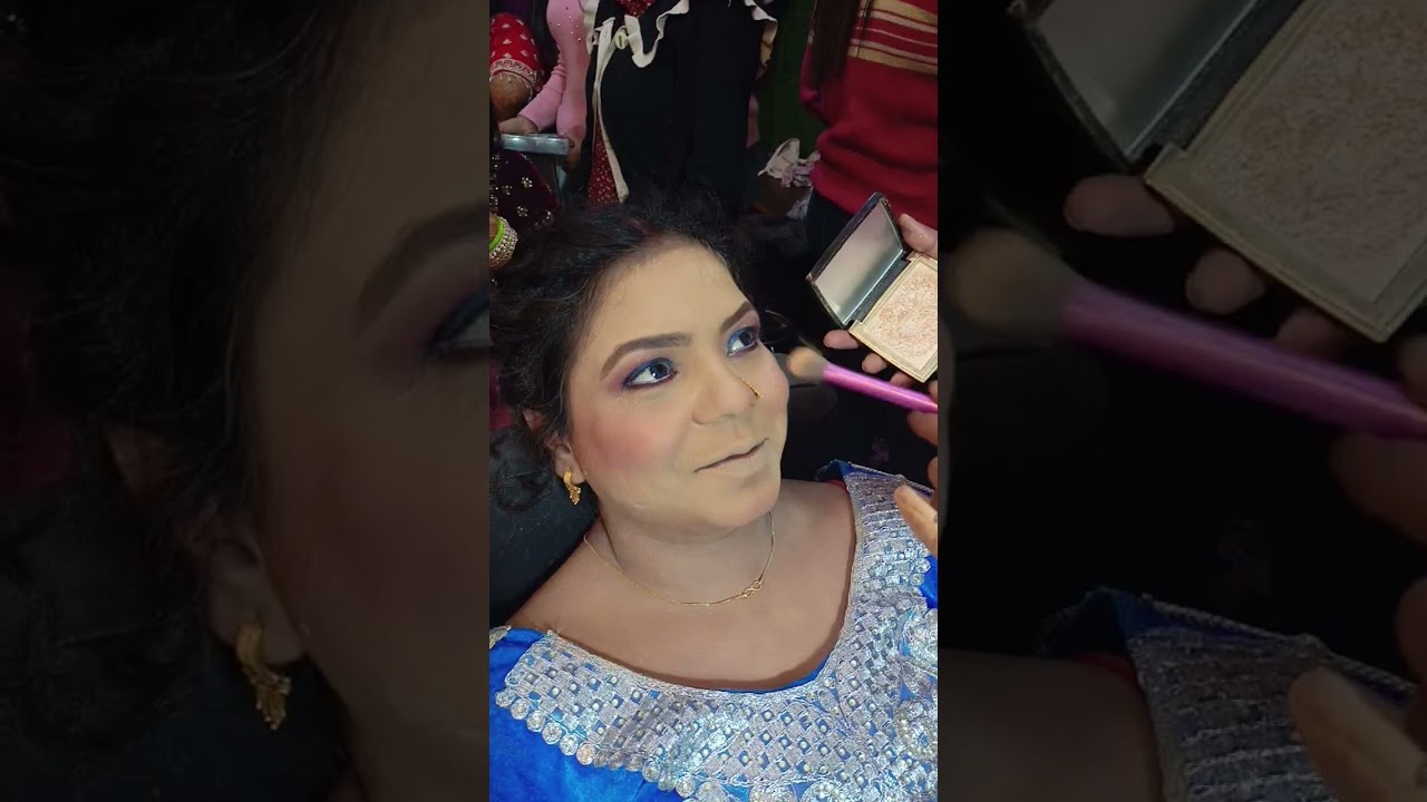 Party makeup step by step kaise kare # beautiful party makeup with hairstyle 