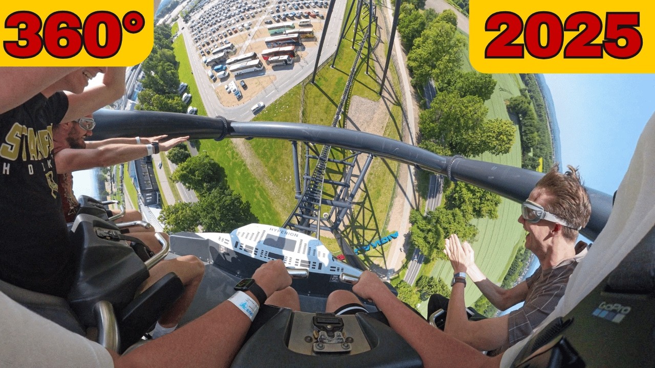 Hyperion (Prz&oacute;d)  - Energylandia 2025 (360&deg;) (POV) Zator Insta360 X4