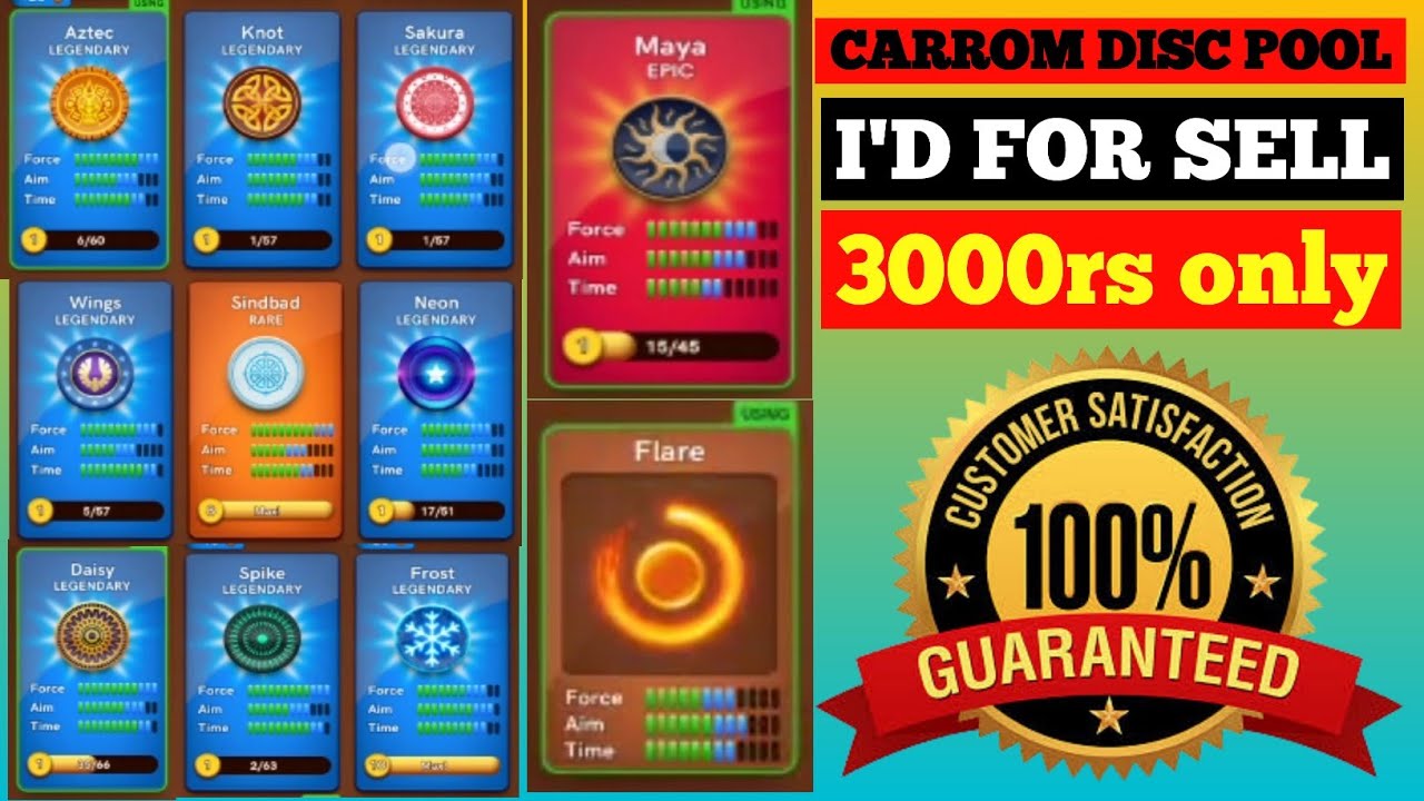 carrom disc pool I'd for sale/carrom pool all legendary stiker open/carrom pool coin seller