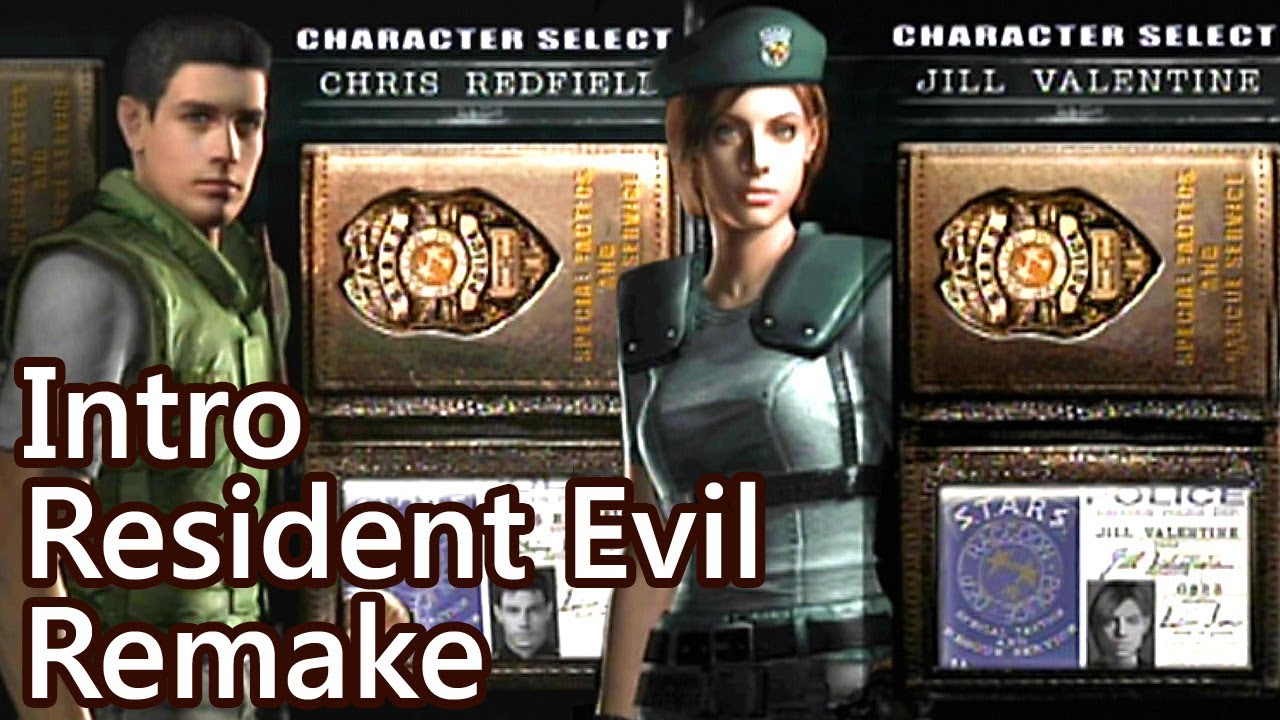 Resident Evil Remake Intro Gamecube 480p