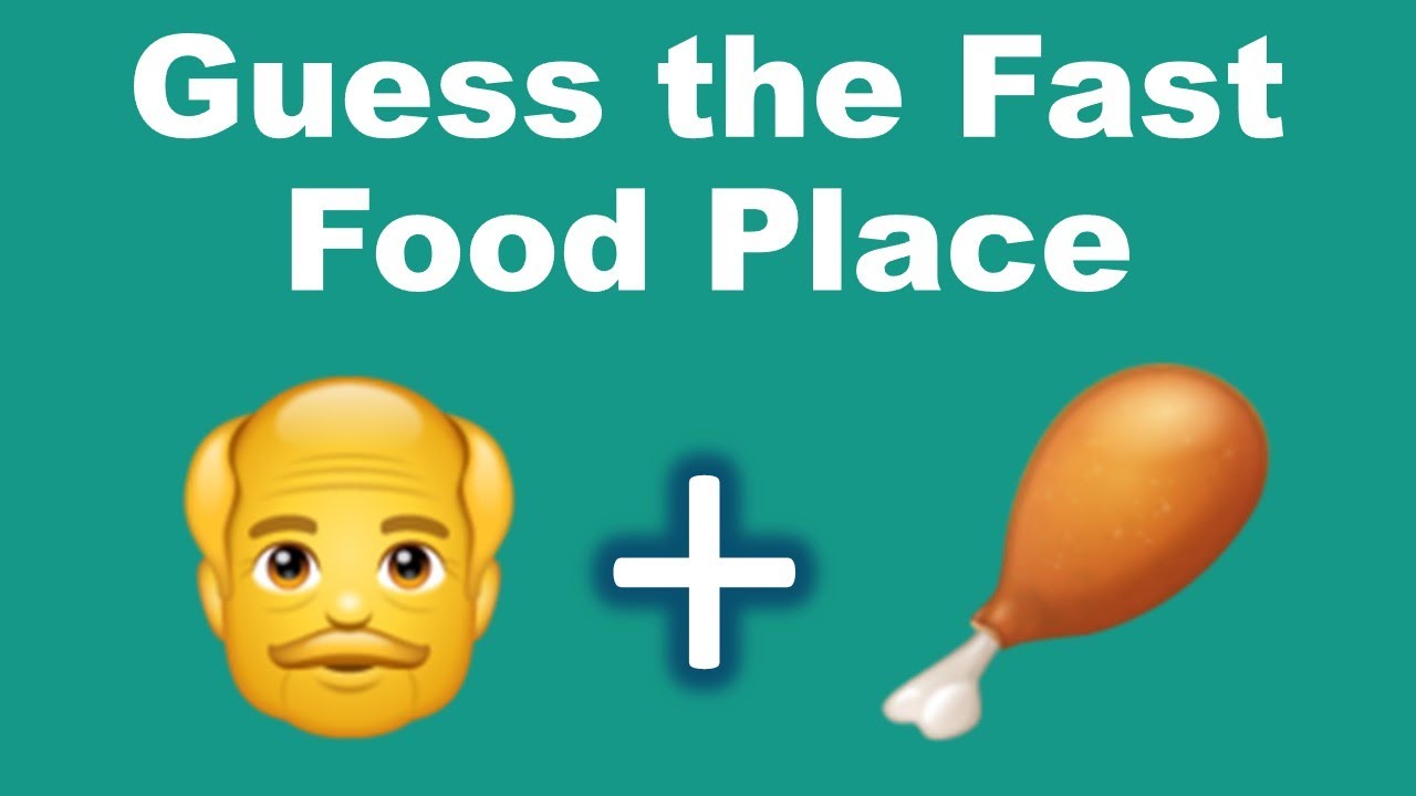 Guess the Fast Food Place name by Emoji