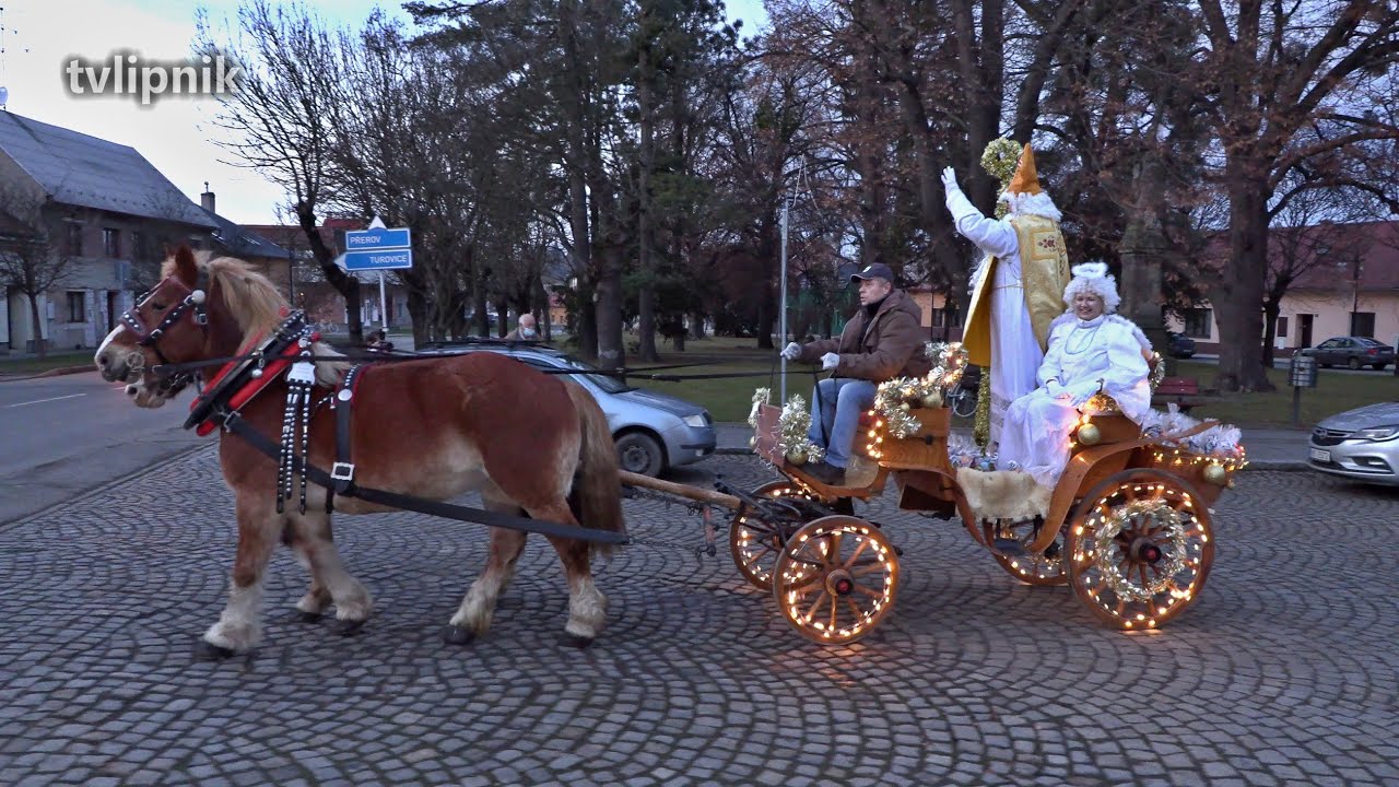 Tradiční velký betlém a Mikuláš s družinou v Dřevohosticích - 5.12.2020